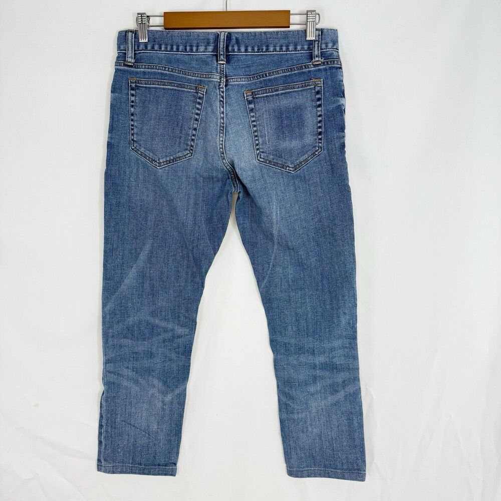 J Crew Jeans Mercantile Flex Slim 31 x 30 Distressed Straight Leg - Picture 2 of 16